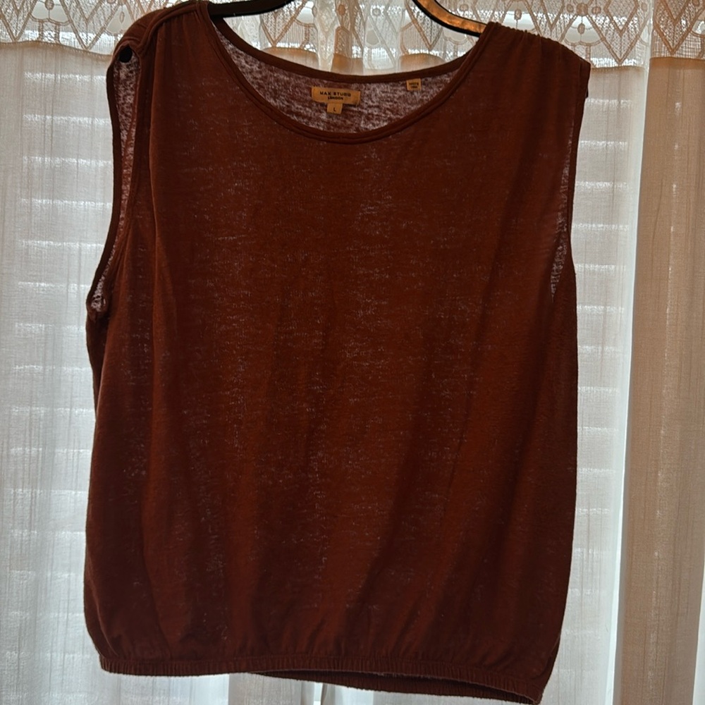 Brown Max Studio blouse